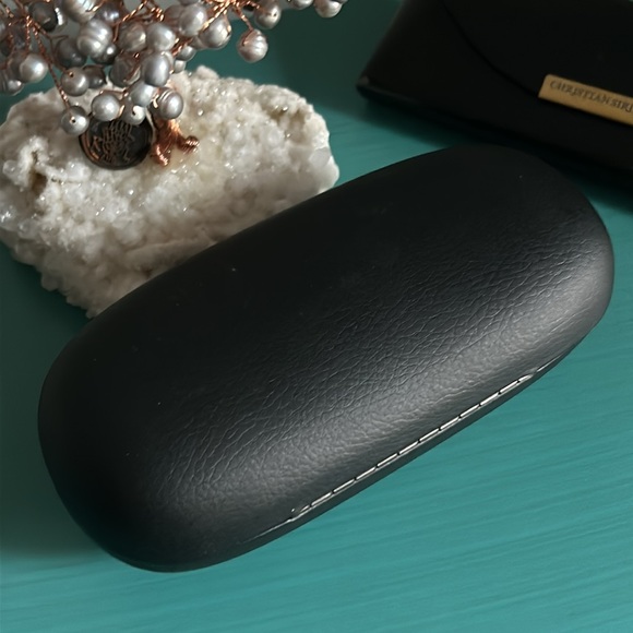 Christian Siriano Set of 2 Black Sunglass and Eyeglass Travel Cases - Picture 2 of 12